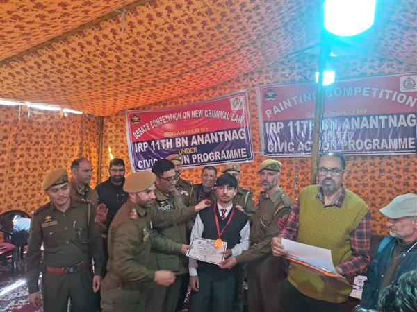 First Position in Painting Competition